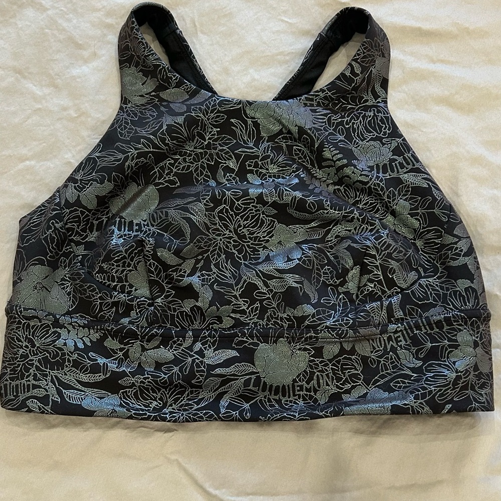 lululemon athletica Dark Floral Sports Bra